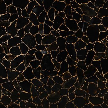 Agate Black Dim Gold